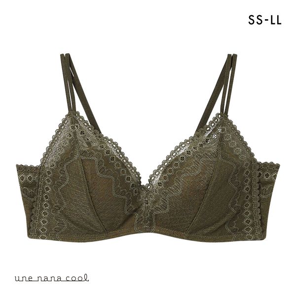 ウンナナクール une nana cool 特別な日以外の364日つけたくなるブラ 364ブラ レース ノンワイヤーブラ 大きいサイズ