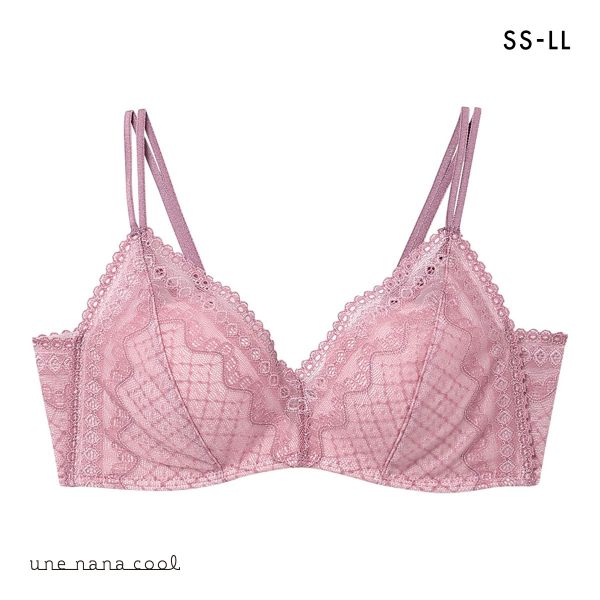 ウンナナクール une nana cool 特別な日以外の364日つけたくなるブラ 364ブラ レース ノンワイヤーブラ 大きいサイズ