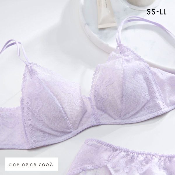 ウンナナクール une nana cool 特別な日以外の364日つけたくなるブラ 364ブラ レース ノンワイヤーブラ 大きいサイズ