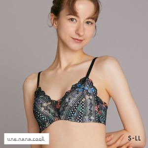 ウンナナクール une nana cool 特別な日以外の364日つけたくなるブラ 364ブラ レース MADE WITH LIBERTY FABRIC ノンワイヤーブラ 単品