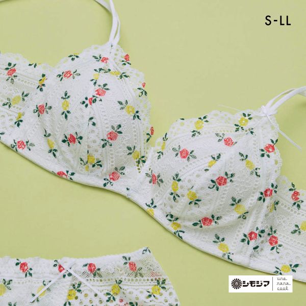 ウンナナクール 特別な日以外の364日つけたくなるブラ 364ブラ レース MADE WITH シモジマ ノンワイヤーブラ une nana cool 大きいサイズ