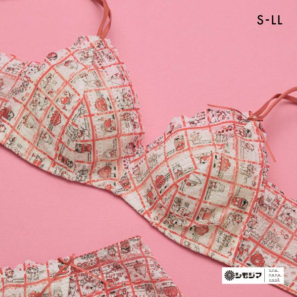 ウンナナクール 特別な日以外の364日つけたくなるブラ 364ブラ レース MADE WITH シモジマ ノンワイヤーブラ une nana cool 大きいサイズ