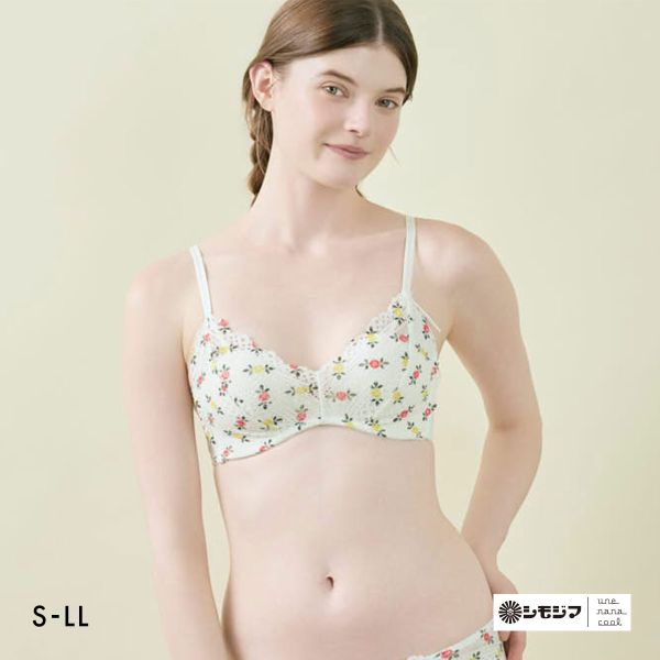 ウンナナクール 特別な日以外の364日つけたくなるブラ 364ブラ レース MADE WITH シモジマ ノンワイヤーブラ une nana cool 大きいサイズ