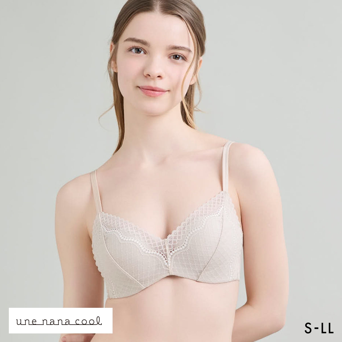 ウンナナクール リニューアル 特別な日以外の364日つけたくなるブラ 364ブラ レース ノンワイヤーブラ ブラジャー 単品 une nana cool