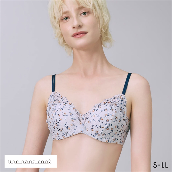 ウンナナクール リニューアル 特別な日以外の364日つけたくなるブラ 364ブラ レース MADE WITH LIBERTY FABRIC ノンワイヤーブラ 単品 une nana cool