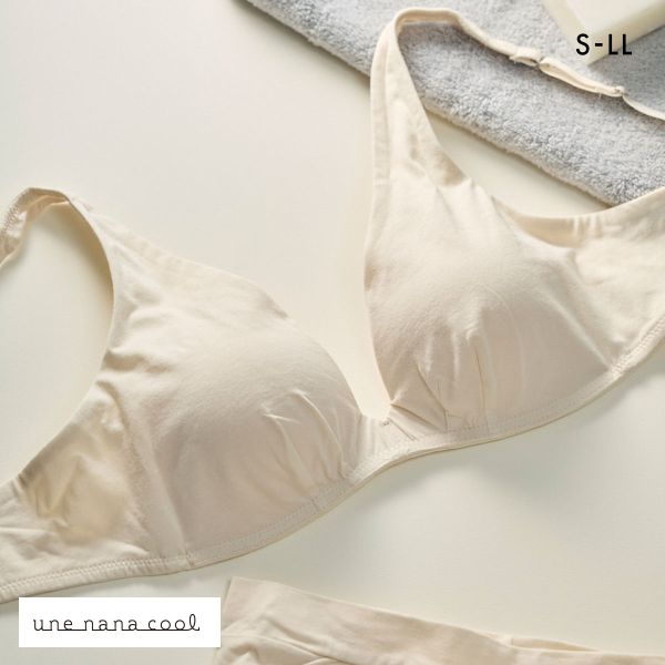 ウンナナクール une nana cool 特別な日以外の364日つけたくなるブラ コットン ノンワイヤーブラ 単品