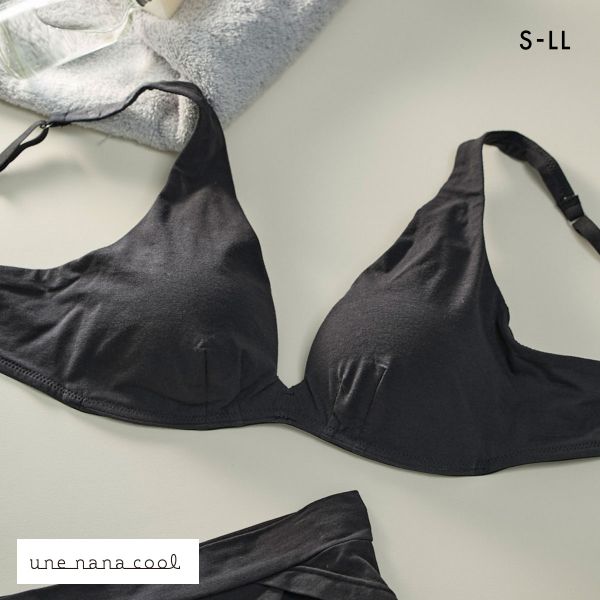 ウンナナクール une nana cool 特別な日以外の364日つけたくなるブラ コットン ノンワイヤーブラ 単品