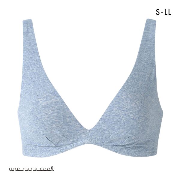 ウンナナクール 特別な日以外の364日つけたくなるブラ コットン ノンワイヤーブラ une nana cool