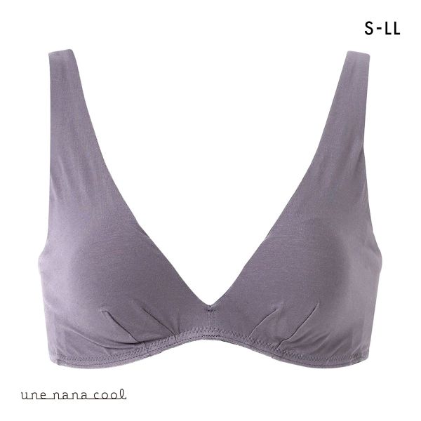 ウンナナクール 特別な日以外の364日つけたくなるブラ コットン ノンワイヤーブラ une nana cool