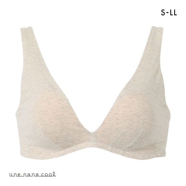 ウンナナクール 特別な日以外の364日つけたくなるブラ コットン ノンワイヤーブラ une nana cool