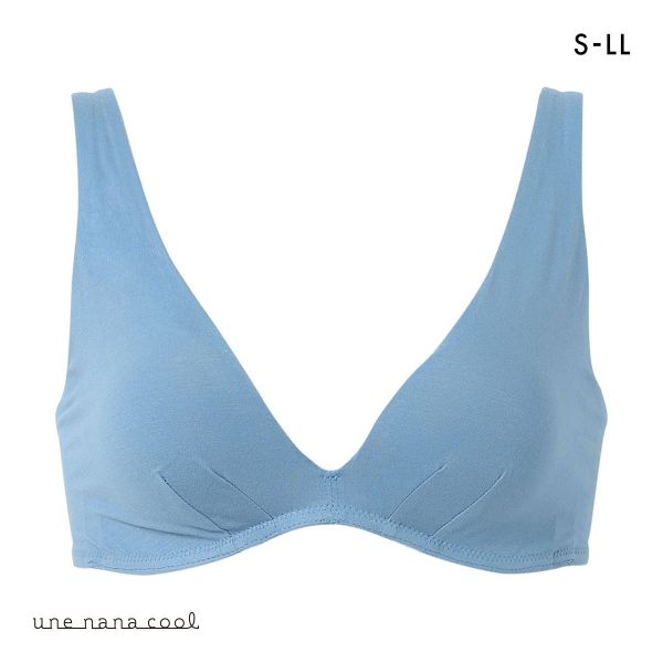 ウンナナクール 特別な日以外の364日つけたくなるブラ コットン ノンワイヤーブラ une nana cool