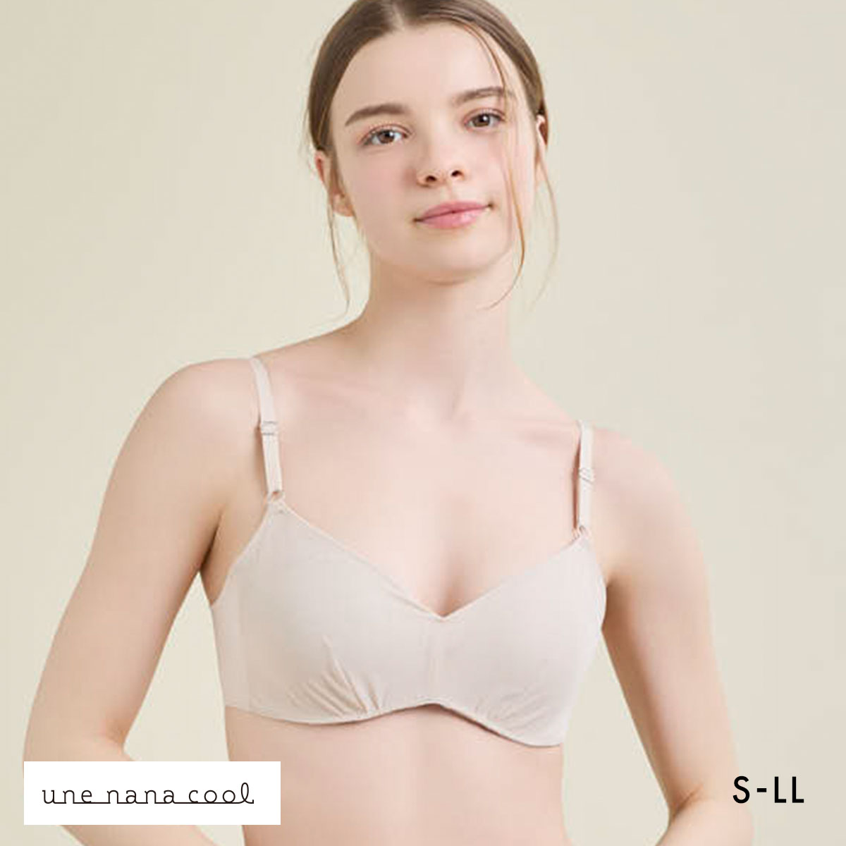 ウンナナクール リニューアル 特別な日以外の364日つけたくなるブラ 364ブラ シンプル ノンワイヤーブラ ブラジャー 単品 une nana cool