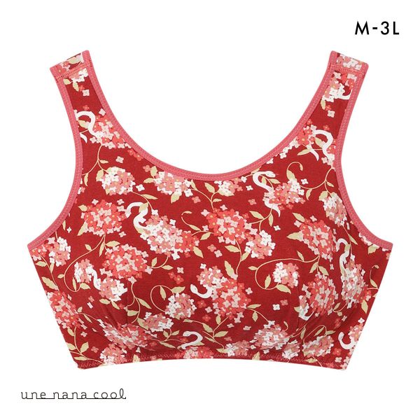 ウンナナクール 2025年お年賀「幸運の巳」 パッド付きナイトアップブラ ノンワイヤーブラ ナイトブラ une nana cool