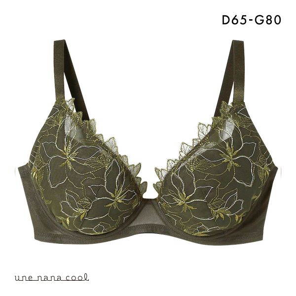 ウンナナクール 小さく見せるブラ ミニマイザーブラ レース フルカップ ブラジャー une nana cool 単品