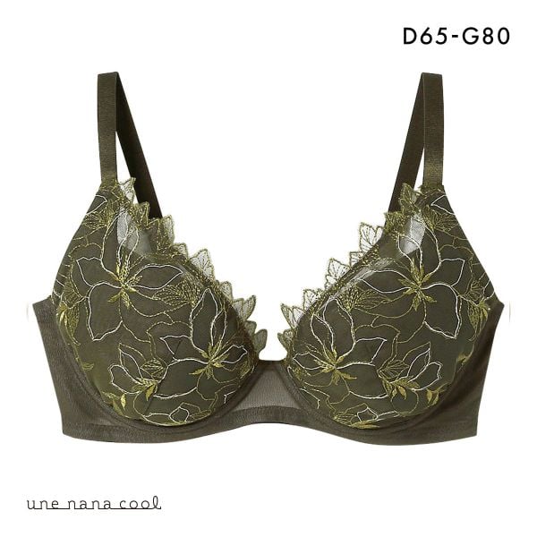 ウンナナクール 小さく見せるブラ ミニマイザーブラ レース フルカップ ブラジャー une nana cool 単品