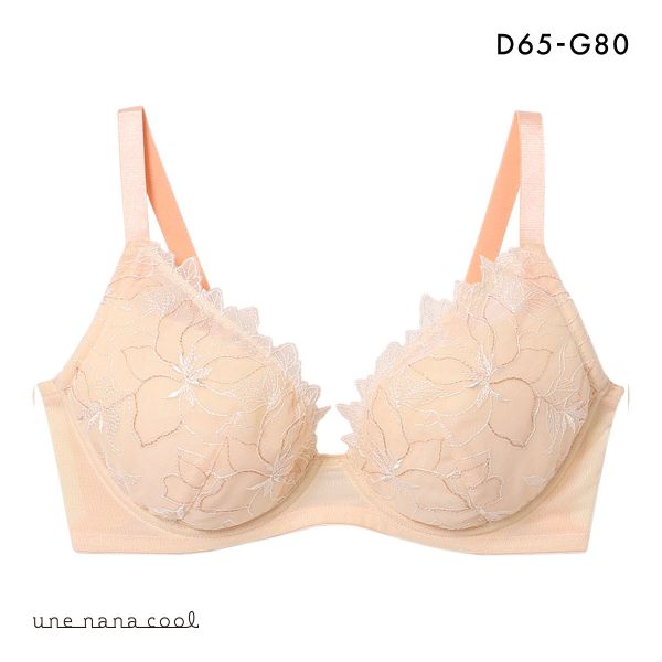 ウンナナクール 小さく見せるブラ ミニマイザーブラ レース フルカップ ブラジャー une nana cool 単品