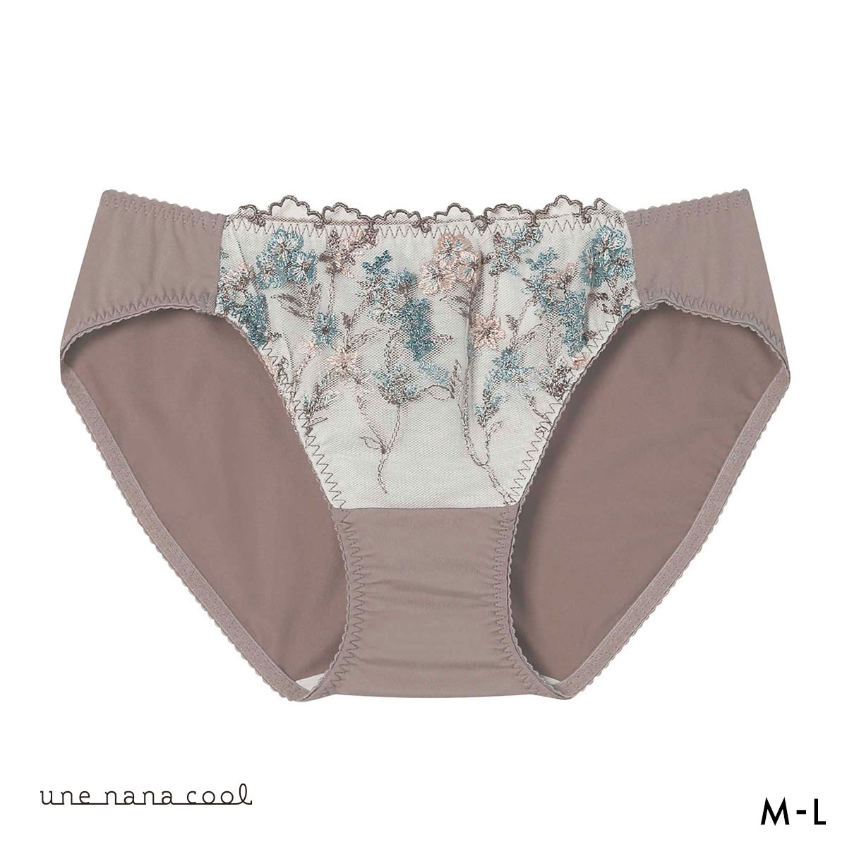 ウンナナクール Botanic Garden ショーツ 単品 une nana cool(BR-ブラウン-M)