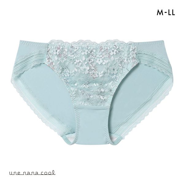 ウンナナクール 小さく見せるブラ ミニマイザーブラ 繊細で美しいリバーレースを使用 ショーツ 大きいサイズ une nana cool