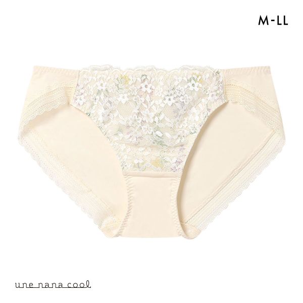 ウンナナクール 小さく見せるブラ ミニマイザーブラ 繊細で美しいリバーレースを使用 ショーツ 大きいサイズ une nana cool