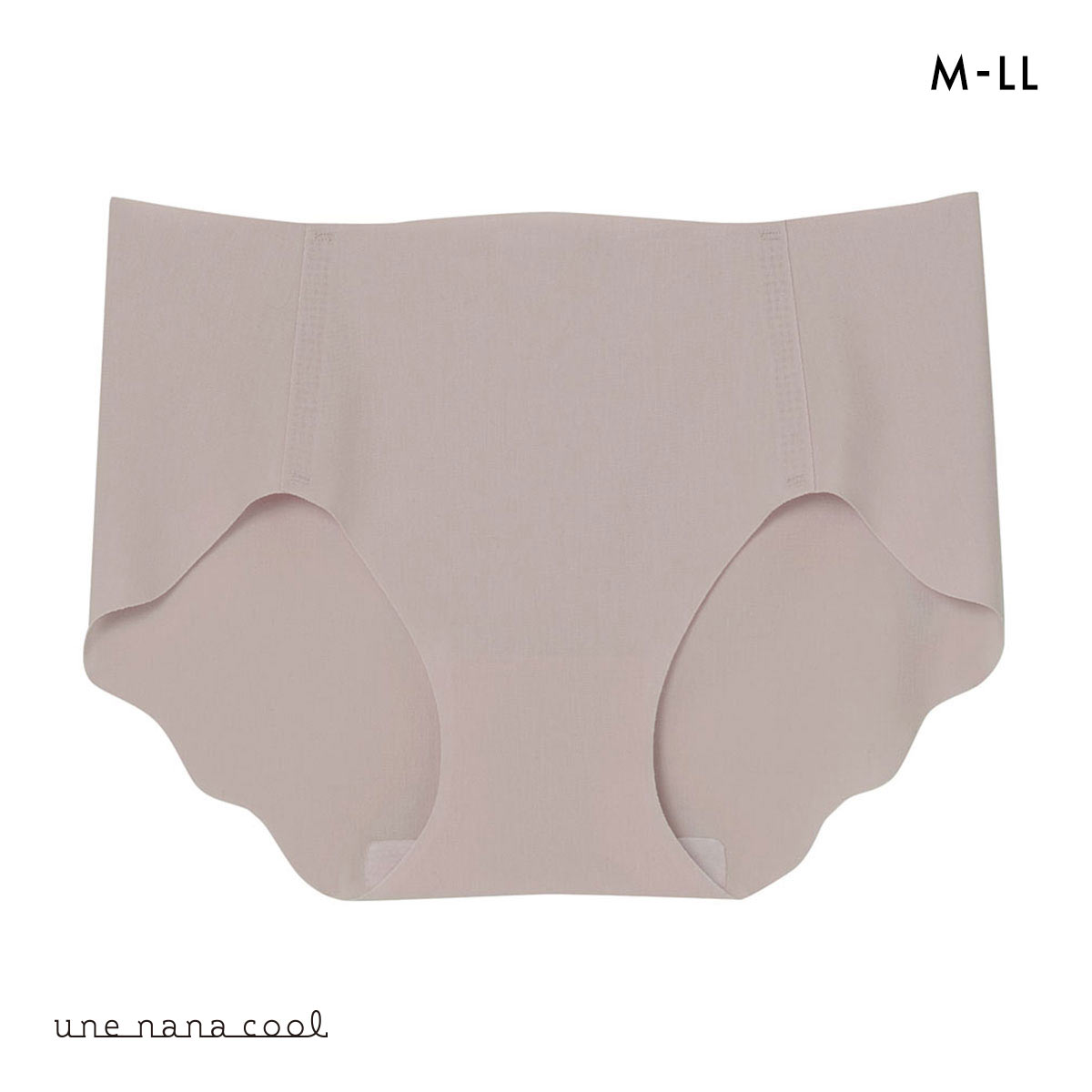 ウンナナクール une nana cool 接着ショーツ ボーイレングスショーツ 単品(BR-ブラウン-M)