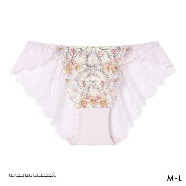 ウンナナクール Steppe Flower ショーツ une nana cool バックレース