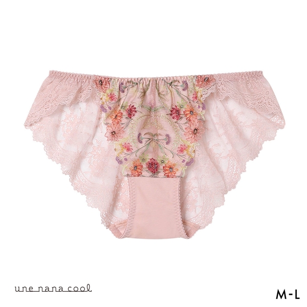 ウンナナクール Steppe Flower ショーツ une nana cool バックレース