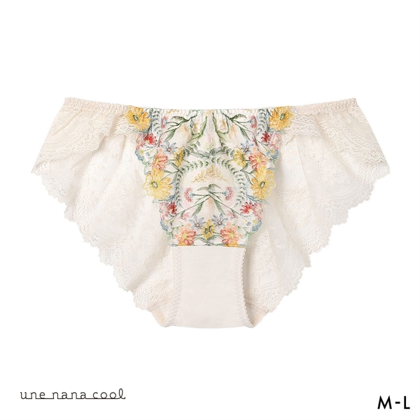 ウンナナクール Steppe Flower ショーツ une nana cool バックレース