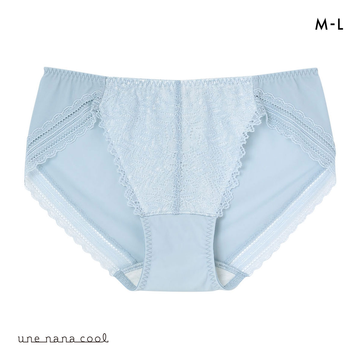ウンナナクール une nana cool 脇スッキリ さあ、わたし レース ショーツ 単品(SX-サックス-M)