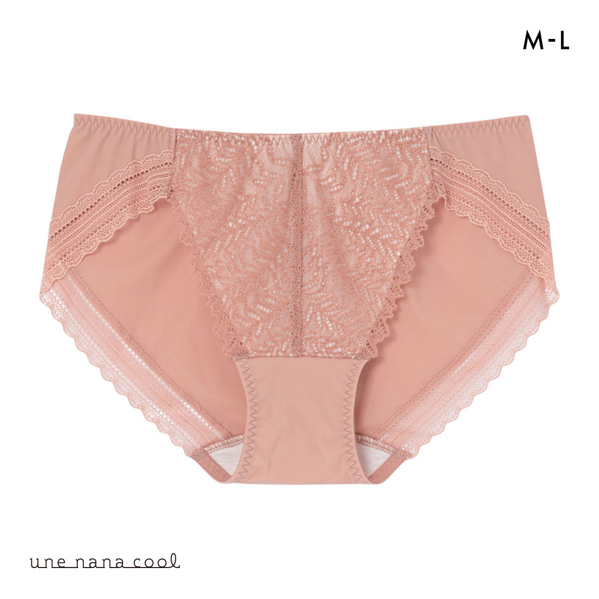 ウンナナクール une nana cool 脇スッキリ さあ、わたし レース ショーツ 単品(OC-オークル-M)