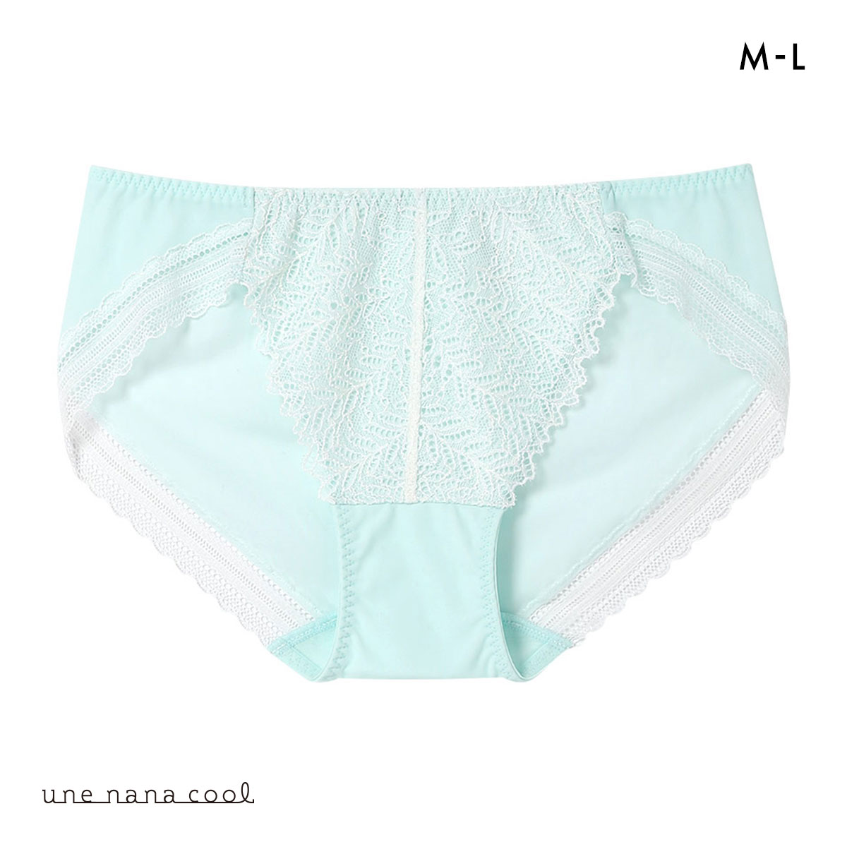 ウンナナクール une nana cool 脇スッキリ さあ、わたし レース ショーツ 単品(TU-ターコイズ-M)