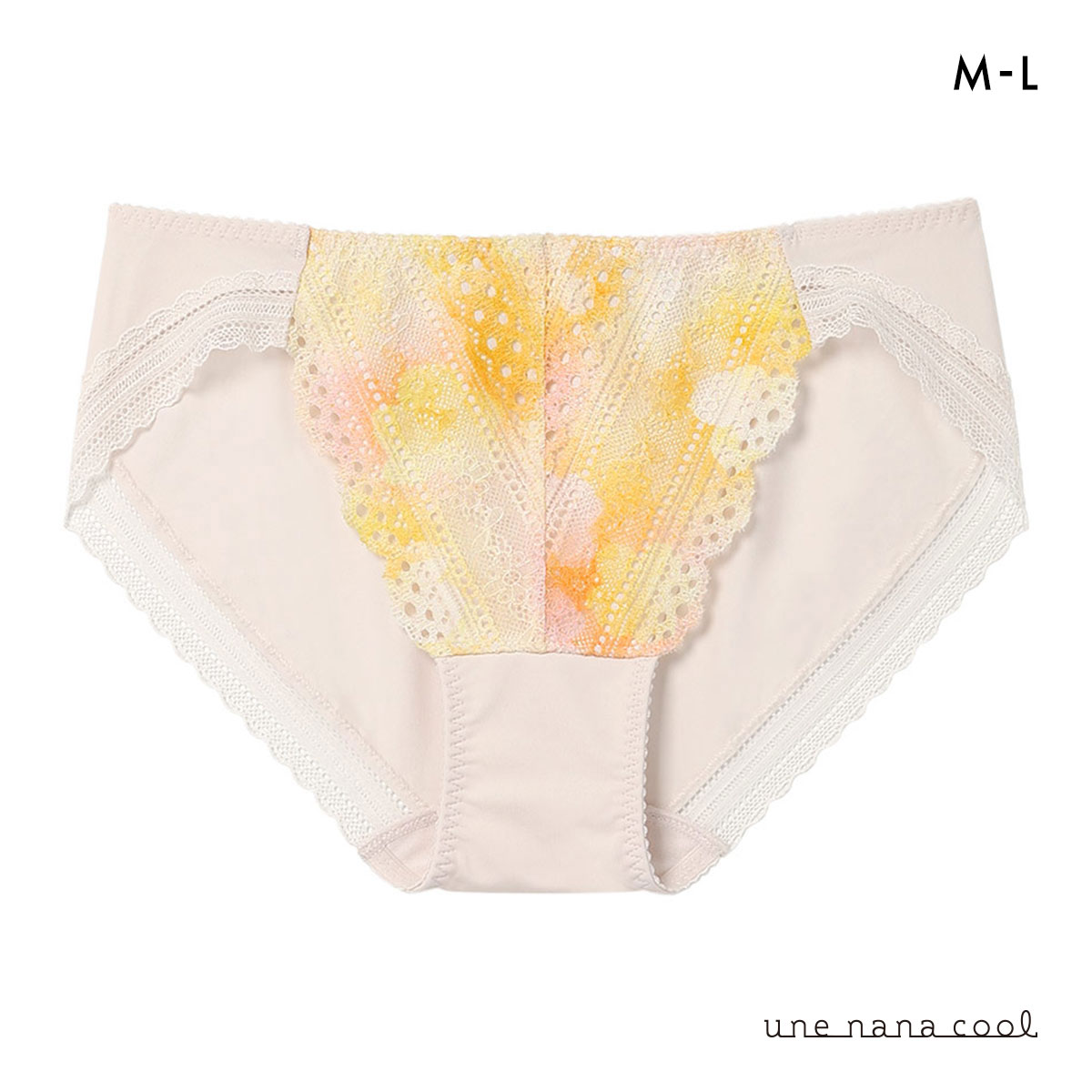 ウンナナクール une nana cool 特別な日以外の364日つけたくなるブラ 364ブラ レース MADE WITH LIBERTY FABRIC ショーツ 単品(OR-オレンジ-M)