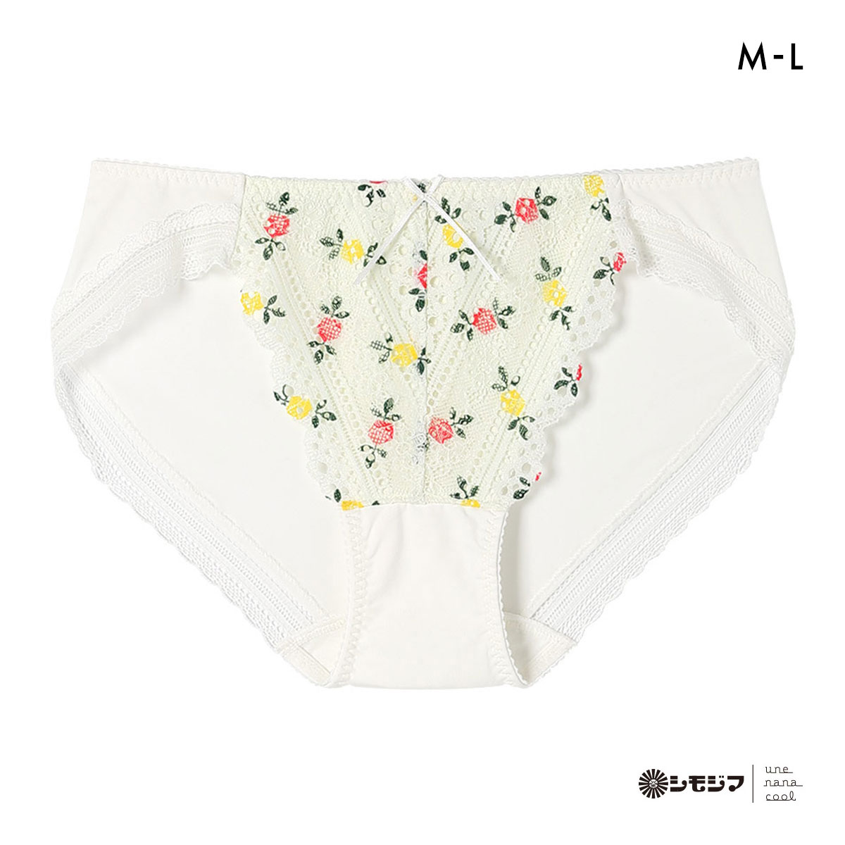 ウンナナクール une nana cool 特別な日以外の364日つけたくなるブラ 364ブラ レース MADE WITH シモジマ ショーツ(IV-アイボリー-M)