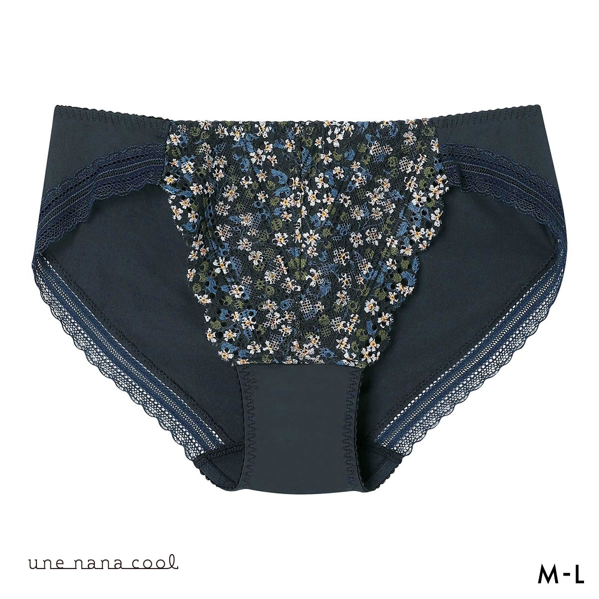 ウンナナクール リニューアル 特別な日以外の364日つけたくなるブラ 364ブラ レース MADE WITH LIBERTY FABRIC ショーツ 単品 une nana cool(KO-コン-M)