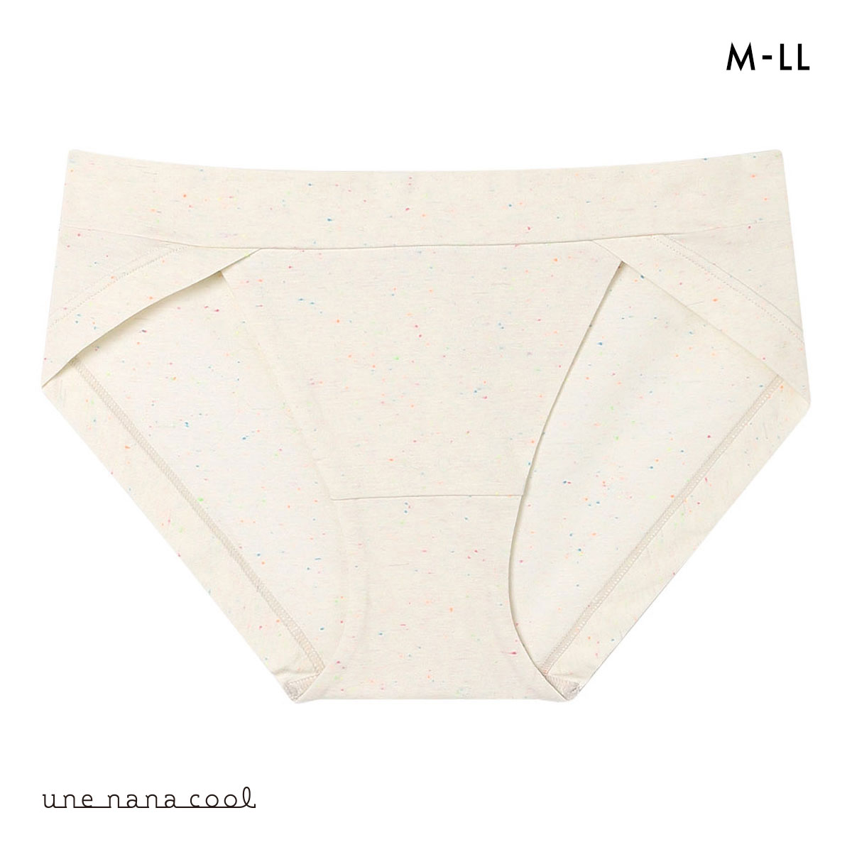 ウンナナクール une nana cool 特別な日以外の364日つけたくなるブラ コットン ショーツ 単品(WH-ホワイト-M)