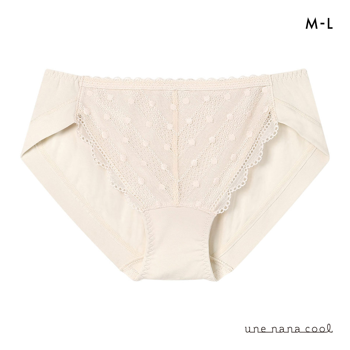 ウンナナクール リニューアル ポルカドットモールド ショーツ une nana cool(BE-ベージュ-M)