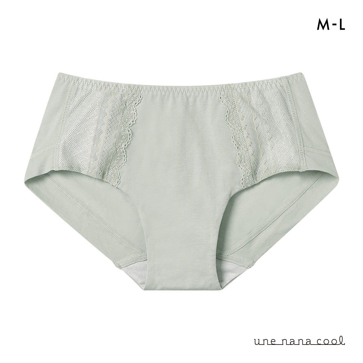ウンナナクール ビタードットコットン ショーツ une nana cool(OV-オリーブ-M)