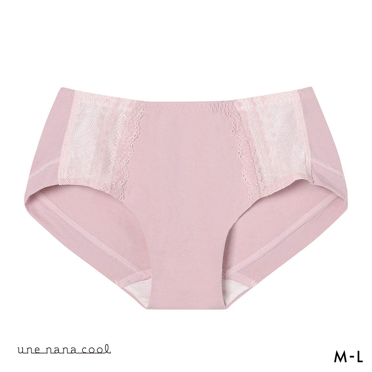 ウンナナクール ビタードットコットン ショーツ une nana cool(PI-ピンク-M)