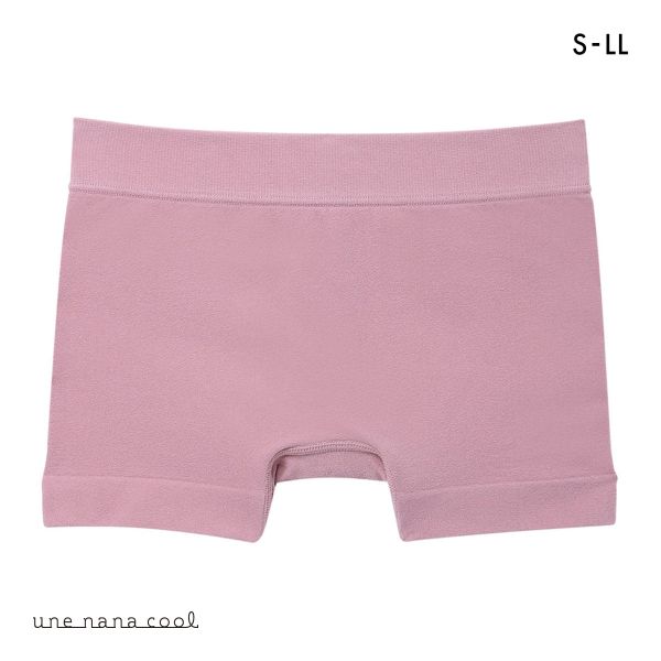 ウンナナクール une nana cool 編立成型ショーツ ボーイレングスショーツ 単品 B4N