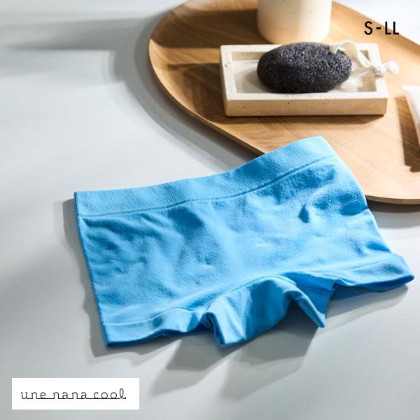 ウンナナクール une nana cool 編立成型ショーツ ボーイレングスショーツ 単品 B4N