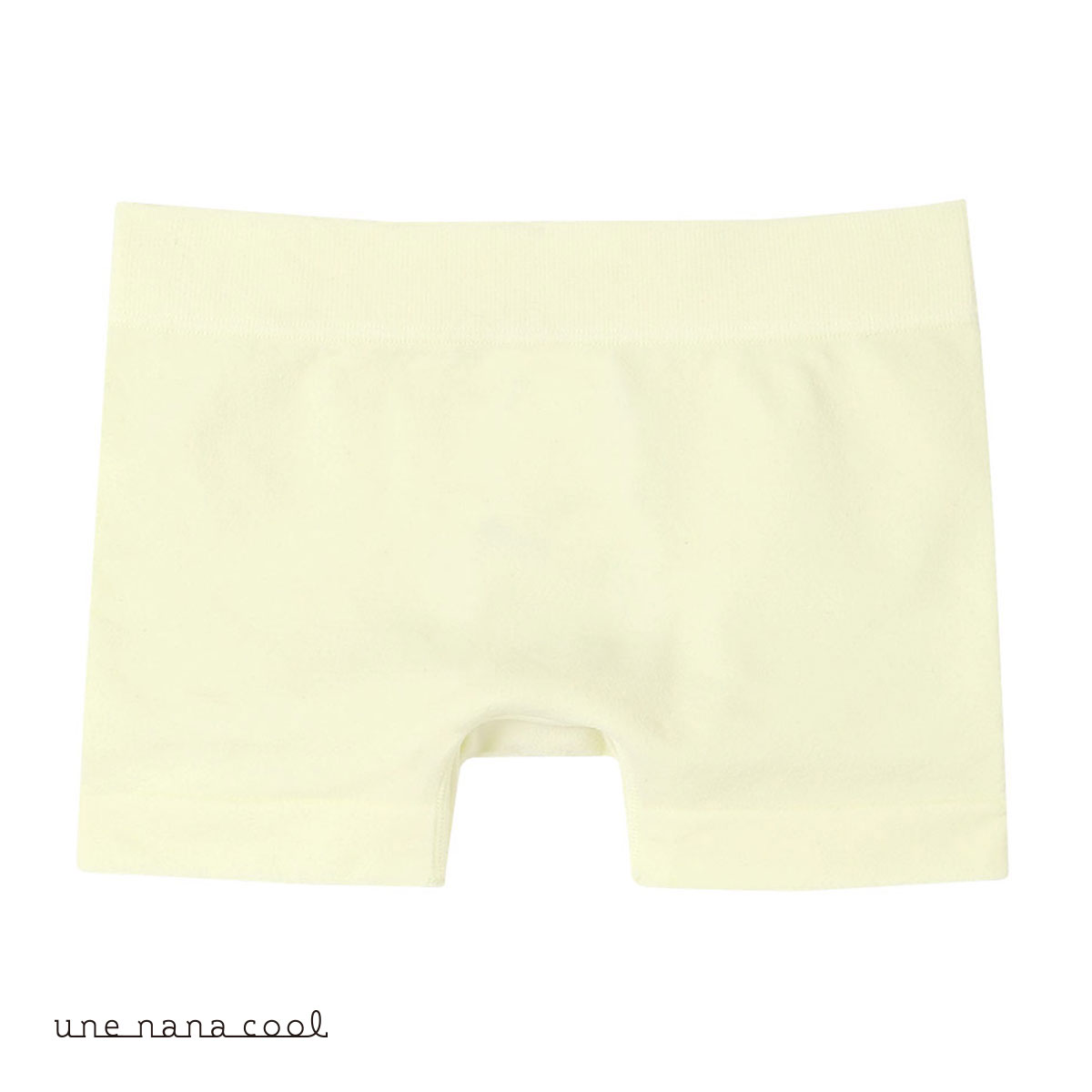 ウンナナクール une nana cool 編立成型ショーツ ボーイレングスショーツ 単品(YE-イエロー-S-LL)