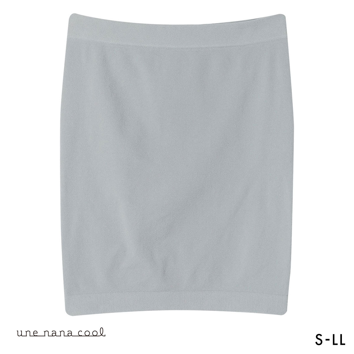 ウンナナクール 編立成型 ハラマキ une nana cool B4N(GY-グレー-S-LL)