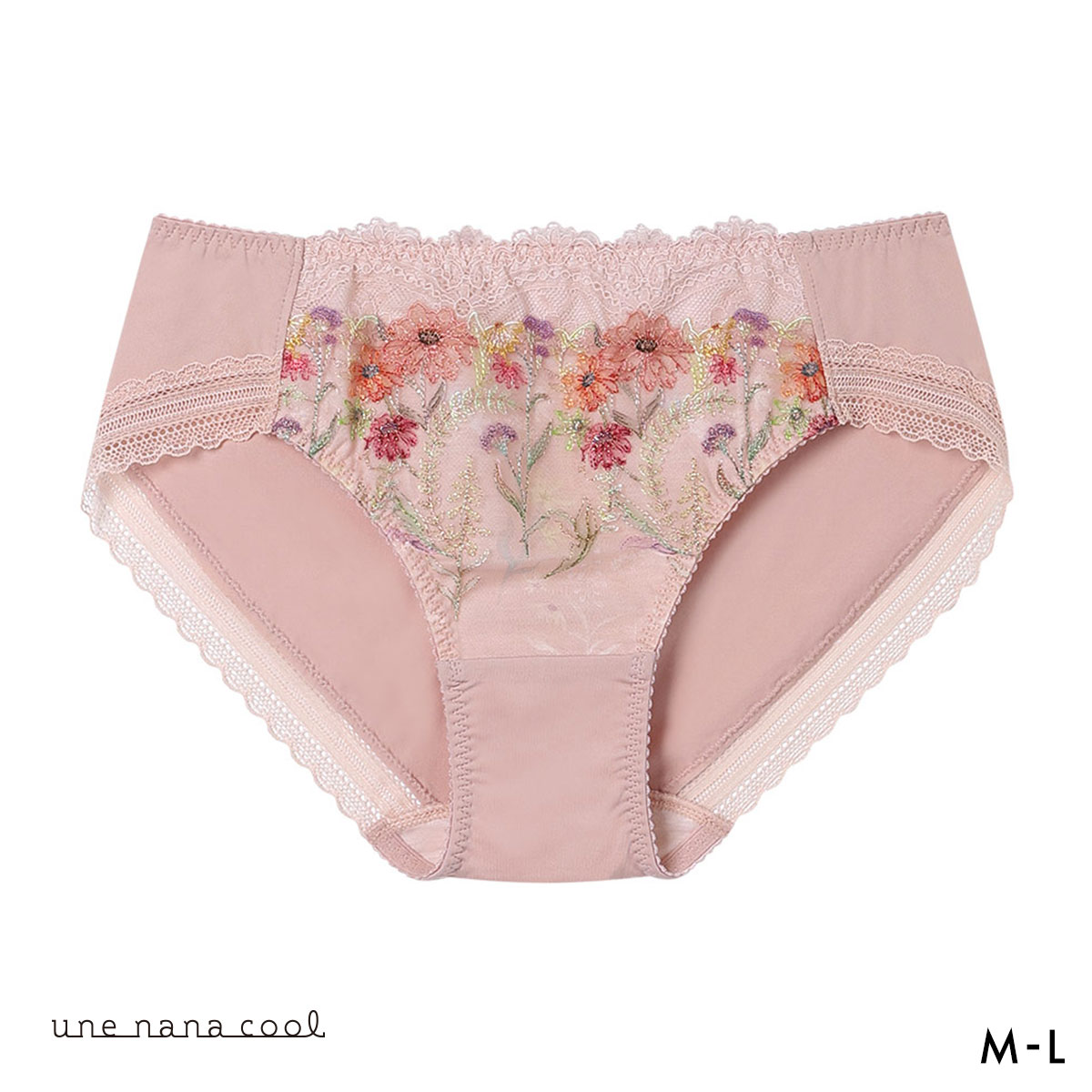 ウンナナクール Steppe Flower ショーツ une nana cool(PI-ピンク-M)