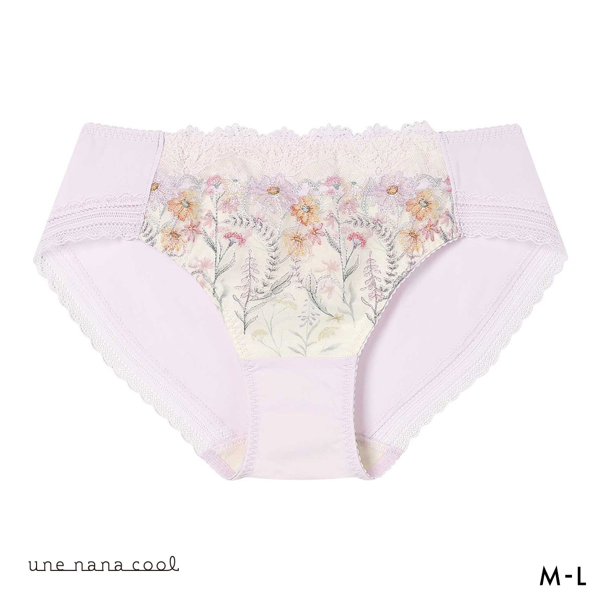 ウンナナクール Steppe Flower ショーツ une nana cool(LPI-薄ピンク-M)