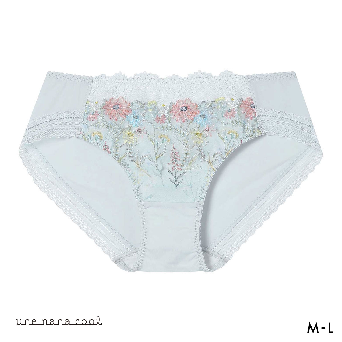ウンナナクール Steppe Flower ショーツ une nana cool(SX-サックス-M)