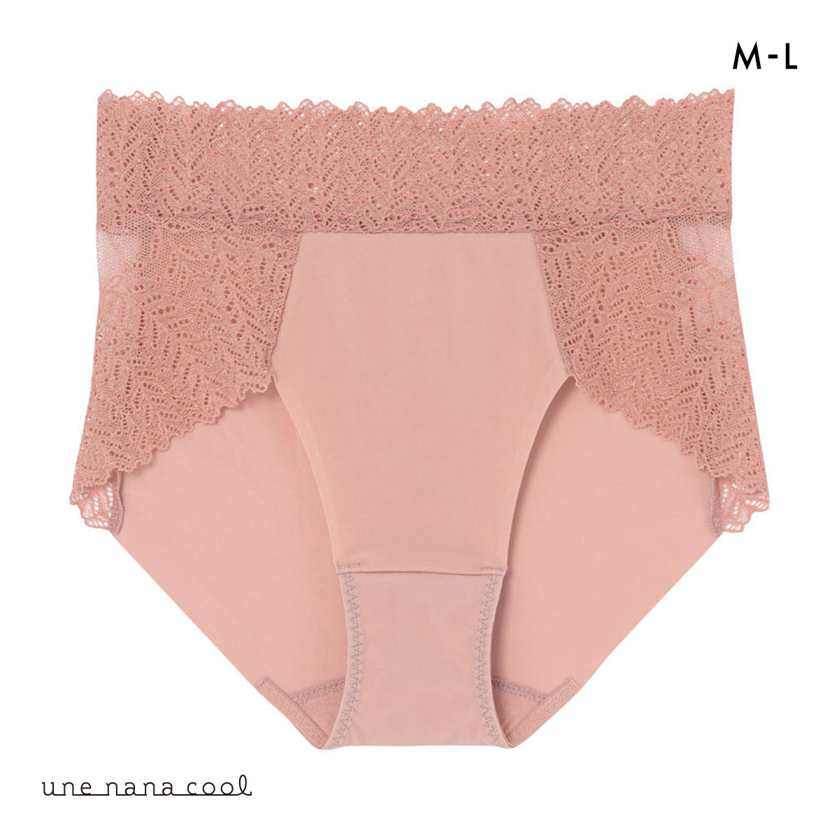 ウンナナクール une nana cool 脇スッキリ さあ、わたし レース ショーツ ヘム 単品(OC-オークル-M)