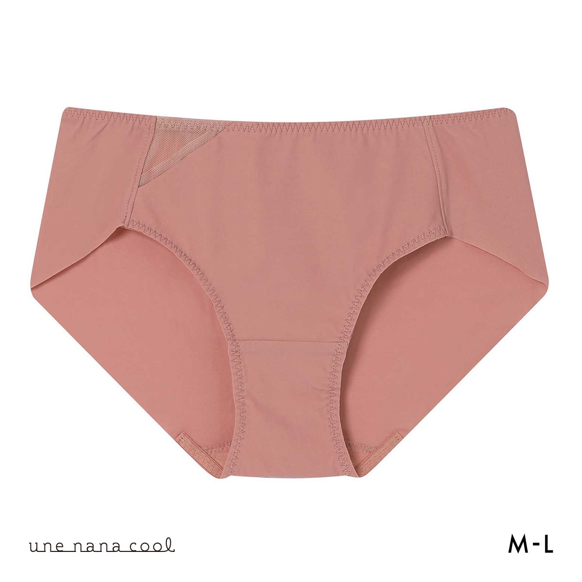 ウンナナクール une nana cool 脇スッキリ さあ、わたし シンプル ショーツ 単品(COP-コーラルピンク-M)