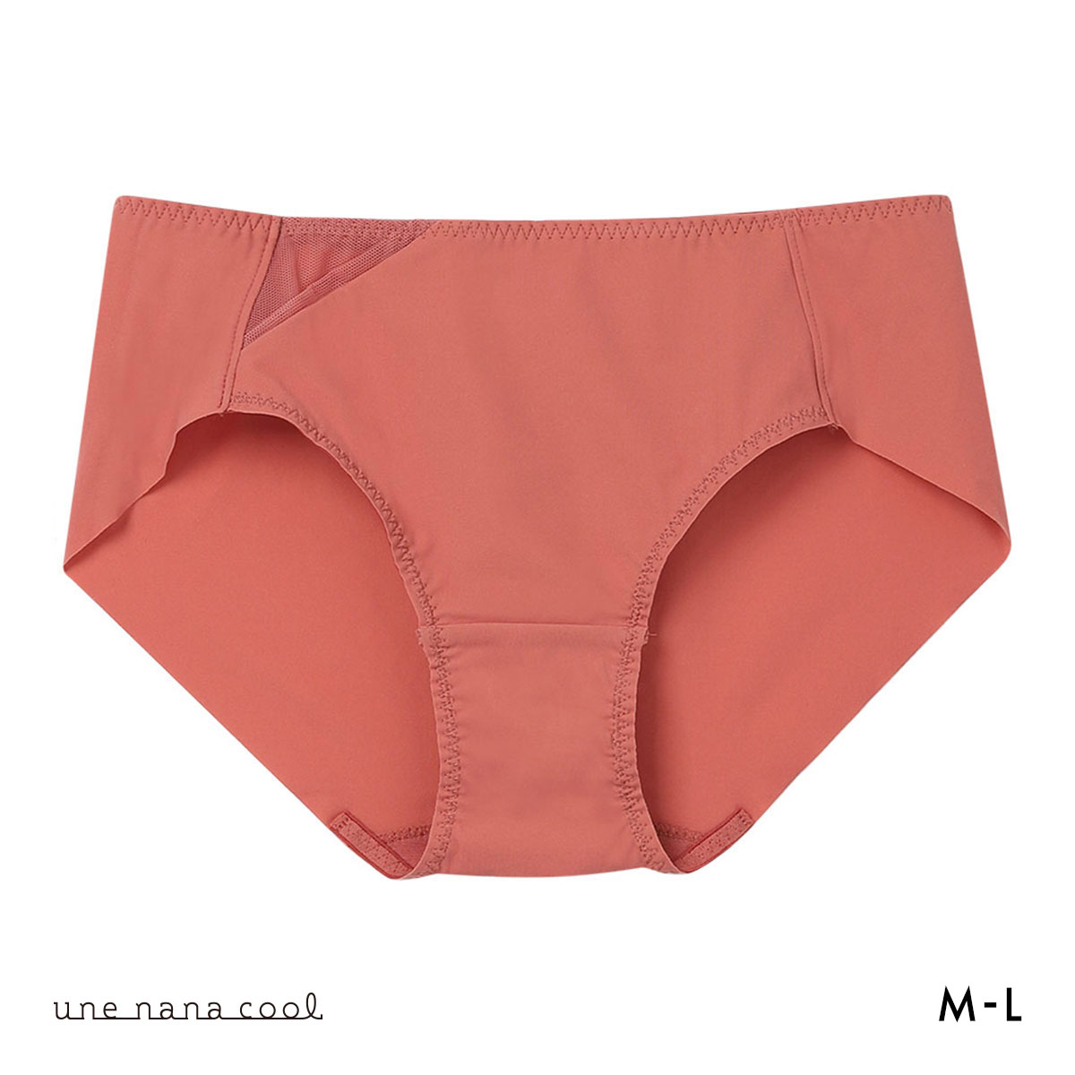 ウンナナクール une nana cool 脇スッキリ さあ、わたし シンプル ショーツ 単品(OR-オレンジ-M)