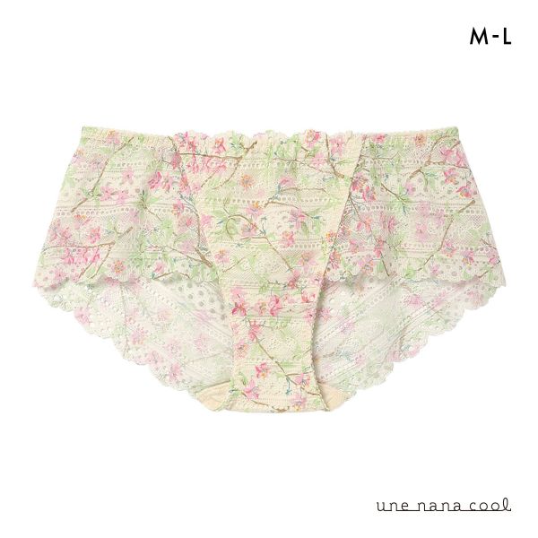 ウンナナクール une nana cool 特別な日以外の364日つけたくなるブラ 364ブラ 総レース MADE WITH LIBERTY FABRIC ショーツ 単品