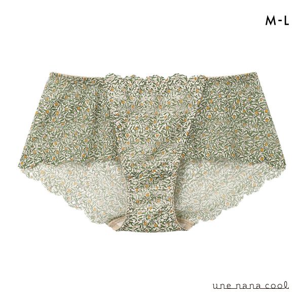 ウンナナクール une nana cool 特別な日以外の364日つけたくなるブラ 364ブラ 総レース MADE WITH LIBERTY FABRIC ショーツ 単品