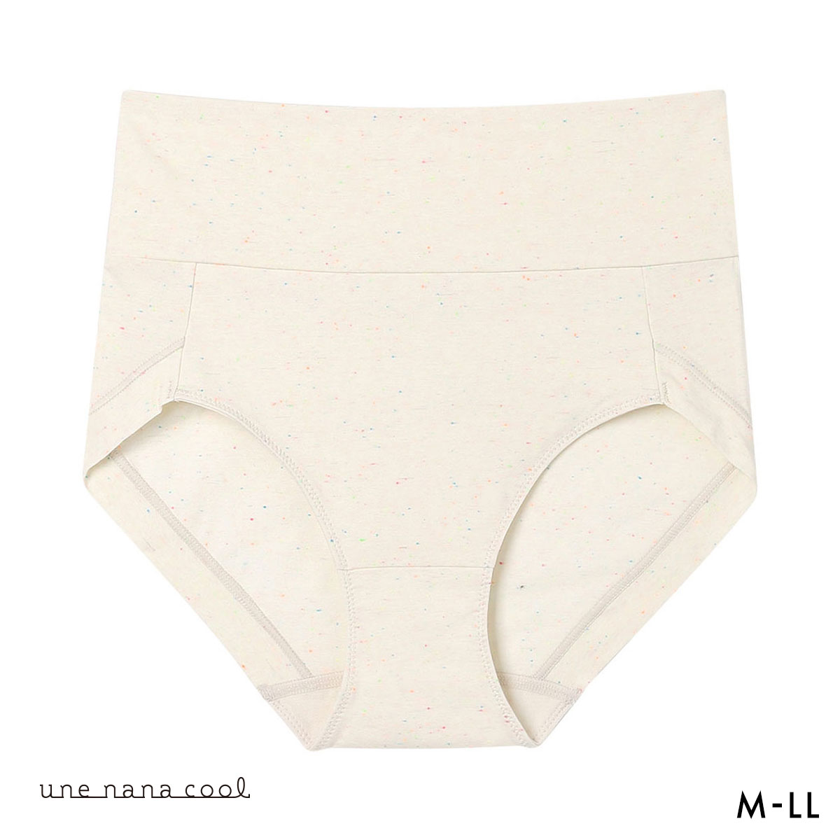ウンナナクール 綿たっぷりショーツ コットン une nana cool(WH-ホワイト-M)